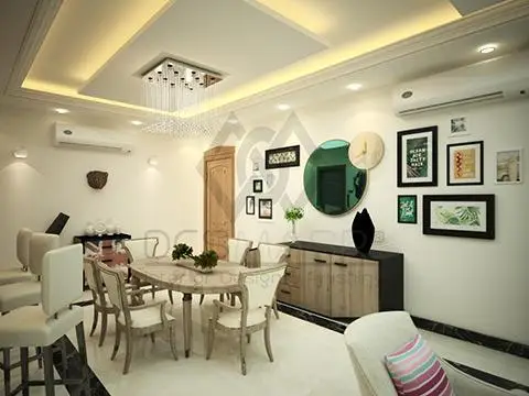 تشطيب غرف سفرة مودرن بأشكال حديثة